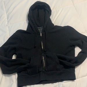 Brandy Melville cropped zip up